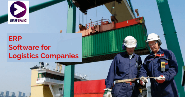 ERP Software for Logistics Companies - Sharp Brains ERP